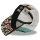 CAPSLAB Premium Trucker Cap - X SUPER MARIO KART LUIGI Mint/White