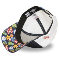 CAPSLAB Premium Trucker Cap - X SUPER MARIO KART Grey/White
