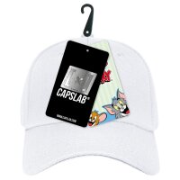 CAPSLAB Premium Trucker Cap - X TOM AND JERRY BICO Creme/Black