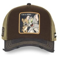 CAPSLAB Premium Trucker Cap - X TOM AND JERRY 3-Tone