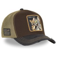 CAPSLAB Premium Trucker Cap - X TOM AND JERRY 3-Tone
