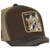 CAPSLAB Premium Trucker Cap - X TOM AND JERRY 3-Tone