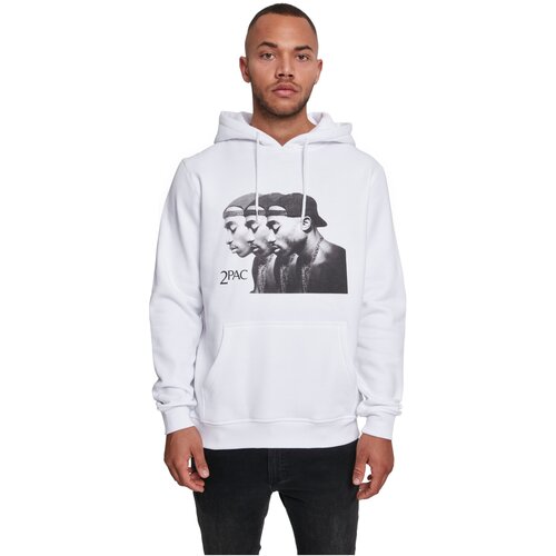 Mister Tee 2Pac Faces Hoody white L