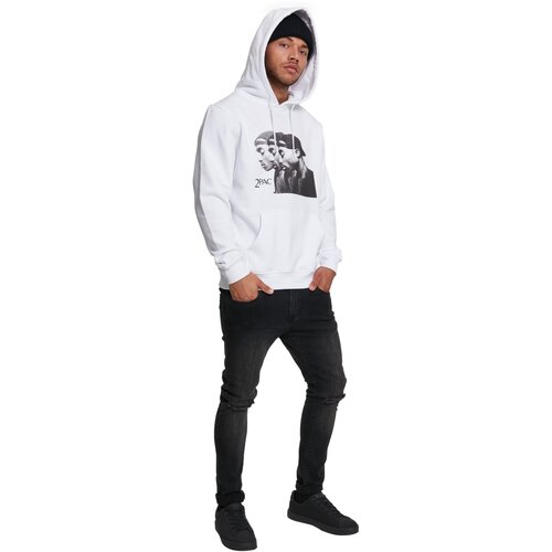 Mister Tee 2Pac Faces Hoody white L