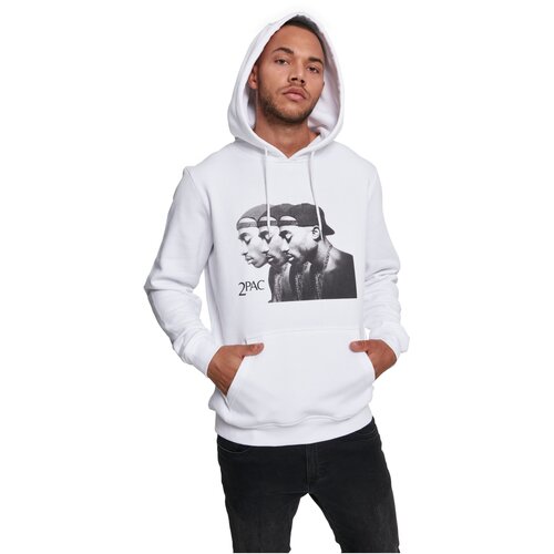 Mister Tee 2Pac Faces Hoody white L