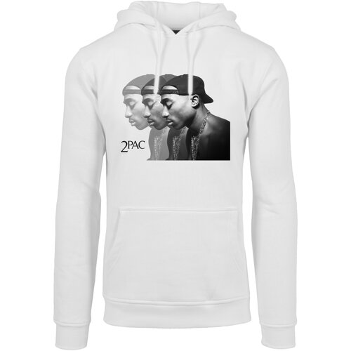 Mister Tee 2Pac Faces Hoody white L