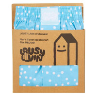 Lousy Livin Boxershorts "Dots" Aquamarine S