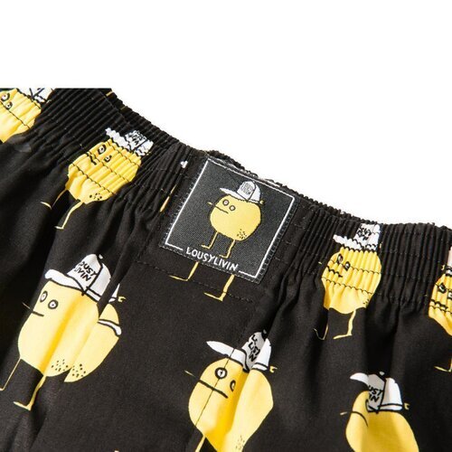 Lousy Livin Boxershorts Zitrone Black XS