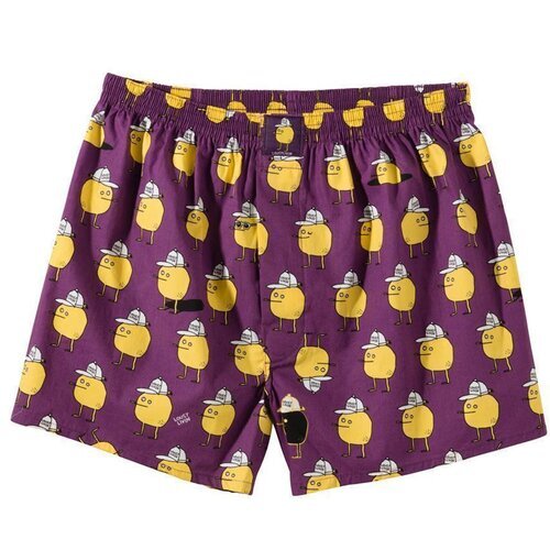 Lousy Livin Boxershorts Zitrone Purple S