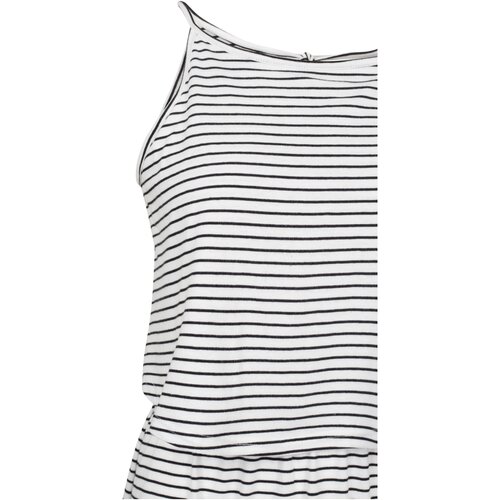 Urban Classics Ladies 2-Layer Spaghetti Dress offwhite/blk L