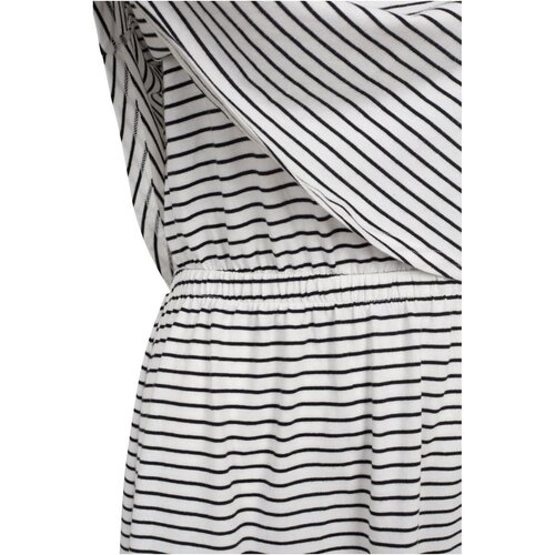 Urban Classics Ladies 2-Layer Spaghetti Dress offwhite/blk L