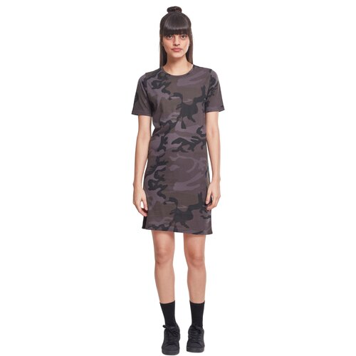 Urban Classics Ladies Camo Tee Dress dark camo XS