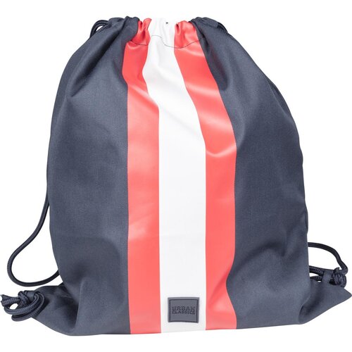 Urban Classics Striped Gym Bag navy/fire red/white one size
