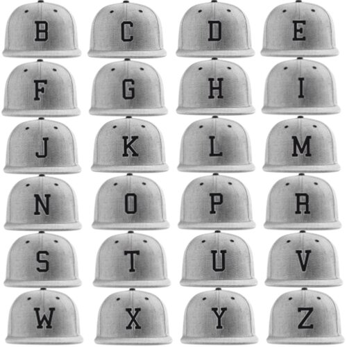 MSTRDS Letter Snapback Cap heather grey Youth
