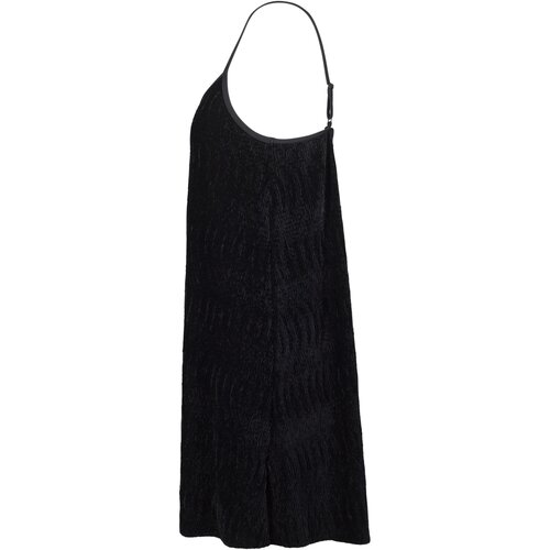 Urban Classics Ladies Velvet Slip Dress black XS