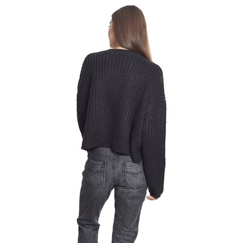 Urban Classics Ladies Wide Oversize Sweater black L