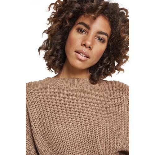 Urban Classics Ladies Wide Oversize Sweater taupe XS