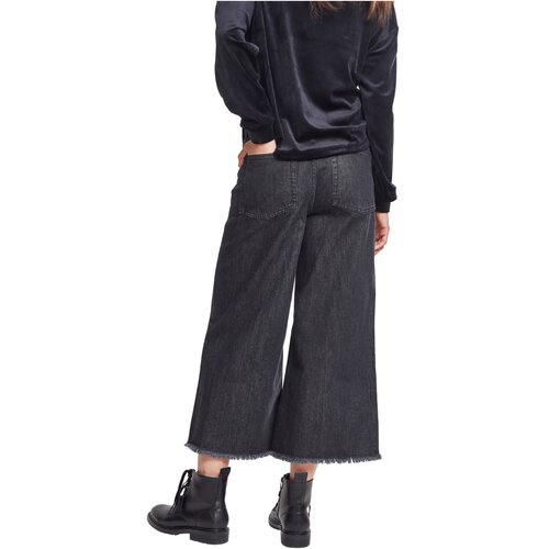 Urban Classics Ladies Denim Culotte black washed S