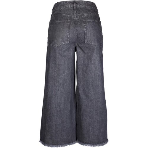 Urban Classics Ladies Denim Culotte black washed S