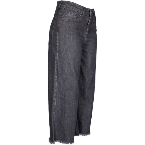 Urban Classics Ladies Denim Culotte black washed S