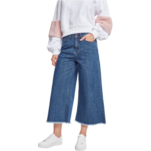 Urban Classics Ladies Denim Culotte ocean blue S