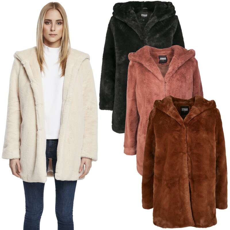 Urban Classics Ladies Hooded Coat, 14,90 € Teddy