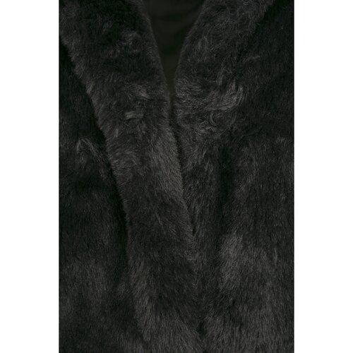 Urban Classics Ladies Hooded Teddy Coat black 3XL