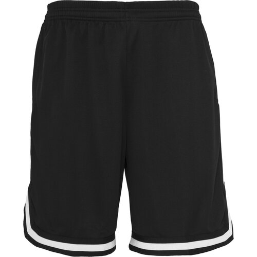 Urban Classics Stripes Mesh Shorts blkblkwht 3XL