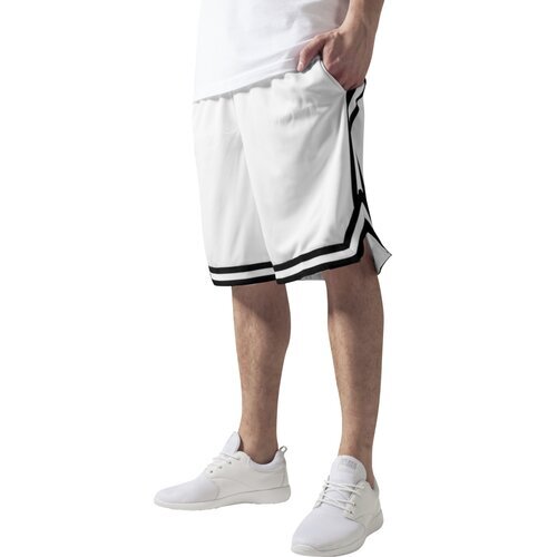 Urban Classics Stripes Mesh Shorts whtblkwht S