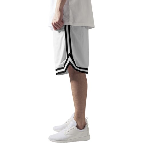 Urban Classics Stripes Mesh Shorts whtblkwht S