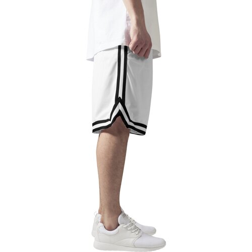 Urban Classics Stripes Mesh Shorts whtblkwht S