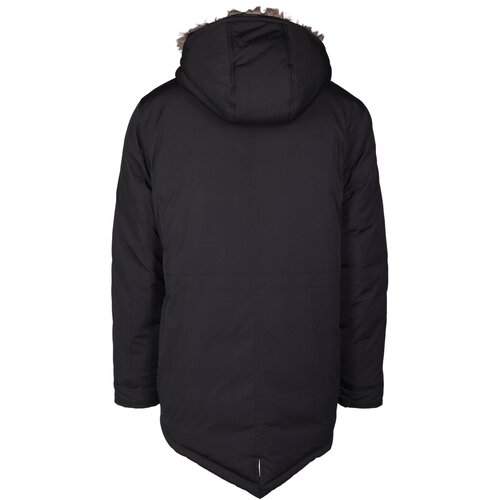 Urban Classics Hooded Faux Fur Parka black M