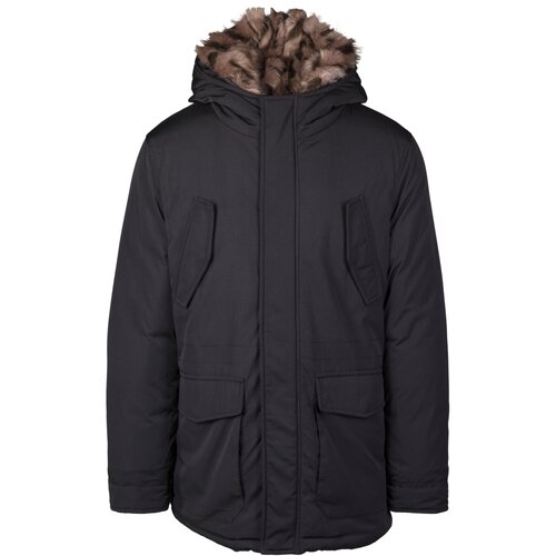 Urban Classics Hooded Faux Fur Parka black M