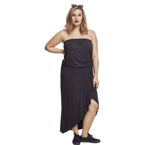 Urban Classics Ladies Viscose Bandeau Dress black 3XL