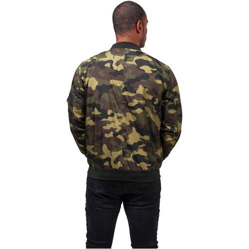 Urban Classics Light Camo Bomber Jacket woodcamo L