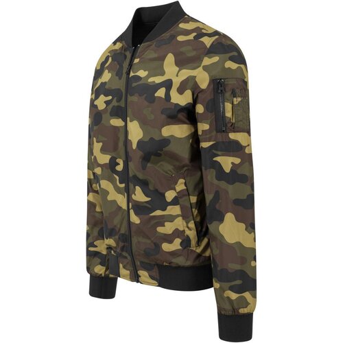 Urban Classics Light Camo Bomber Jacket woodcamo L