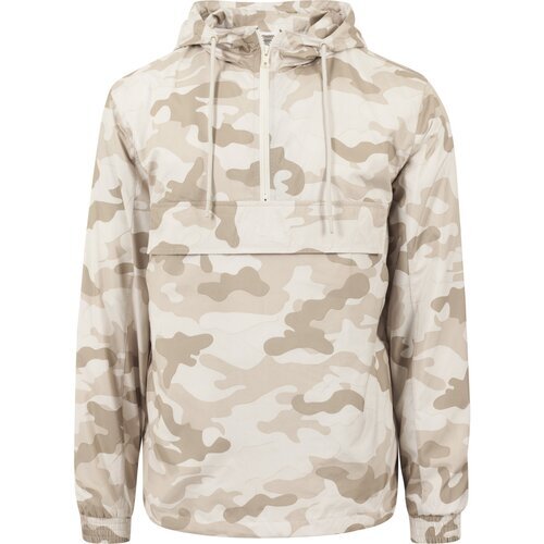 Urban Classics Camo Pull Over Windbreaker sandcamo M