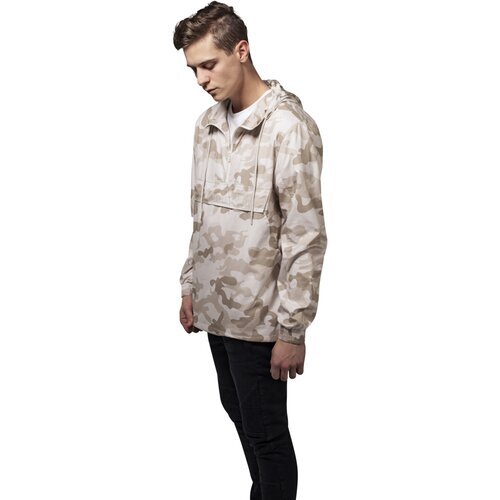 Urban Classics Camo Pull Over Windbreaker sandcamo M