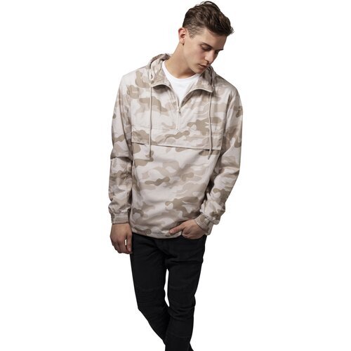 Urban Classics Camo Pull Over Windbreaker sandcamo M