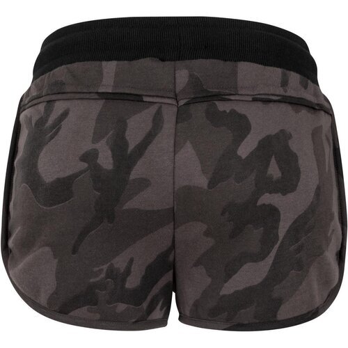 Urban Classics Ladies Camo Hotpants dark camo/blk S