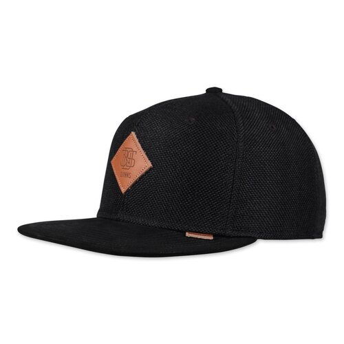 Djinns 6 Panel Snapback Cap Suelin Black