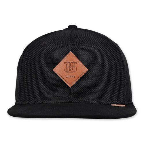 Djinns 6 Panel Snapback Cap Suelin Black