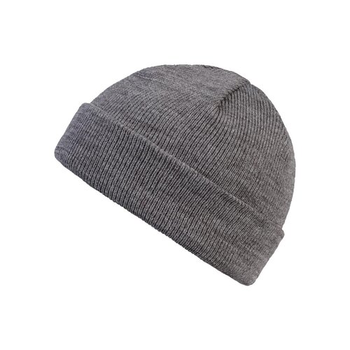 MSTRDS Short Cuff Knit Beanie h.grey one size