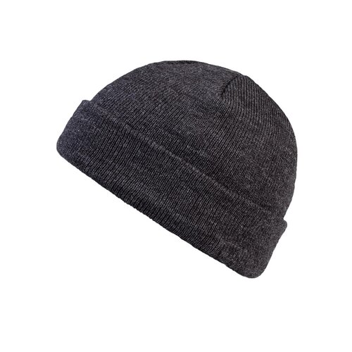 MSTRDS Short Cuff Knit Beanie h.charcoal one size