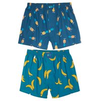 Lousy Livin Boxershorts Bana-Ananas Pack Ocean/Blue Dive XL