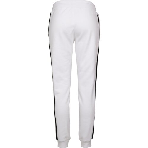 Urban Classics Ladies College Contrast Sweatpants white/black/white 5XL