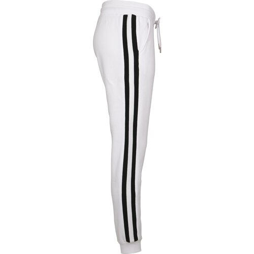 Urban Classics Ladies College Contrast Sweatpants white/black/white 5XL