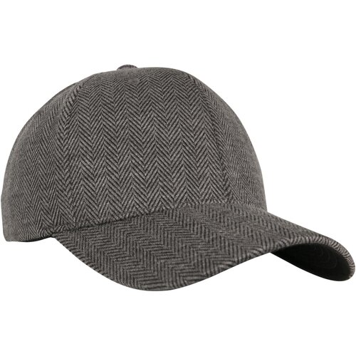 Flexfit Cap Heringbone Melange black / heather grey