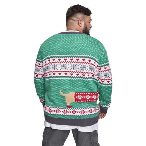 Urban Classics Sausage Dog Christmas Sweater
