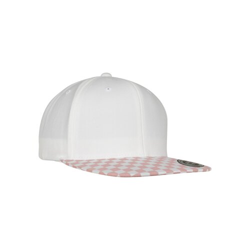 Yupoong Checkerboard Snapback lightrose/white one size